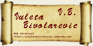 Vuleta Bivolarević vizit kartica